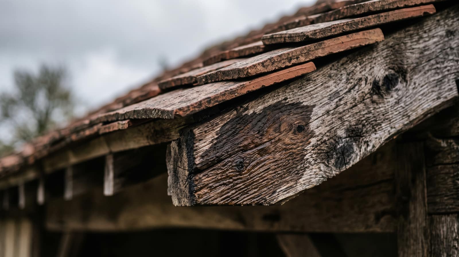 Les traces d'humidité et leurs conséquences sur le bois