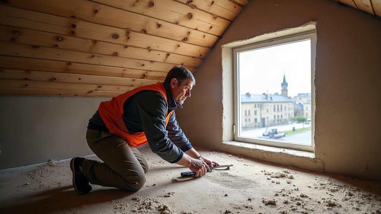 Une observation depuis les combles, un premier indice